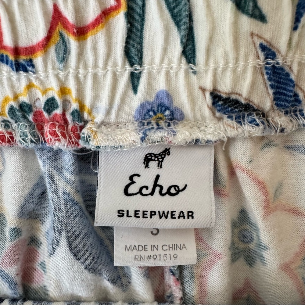 Echo Sz Sm Floral Print Women's Shorts 0025 - Picture 10 of 12